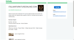 Desktop Screenshot of italianfurnitureonline.com